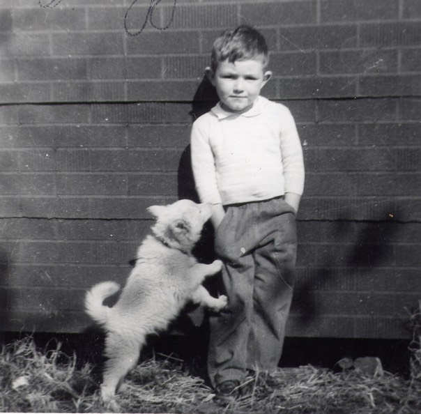 Jerry age 2 with Nicky